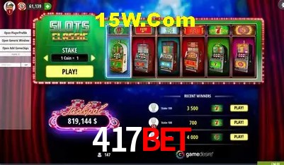 Jogos de Slot 417bet